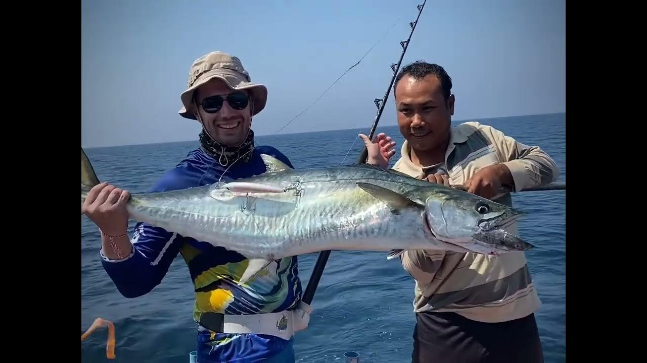 Fishing trip in Ngwesaung (Ngwe Saung), Myanmar (Burma) monster