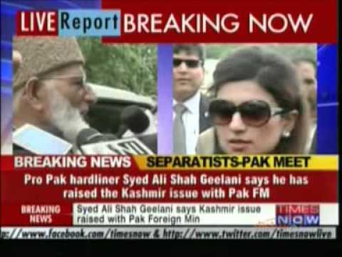 Pakistan Foreign minister met Kashmiri seperatists...