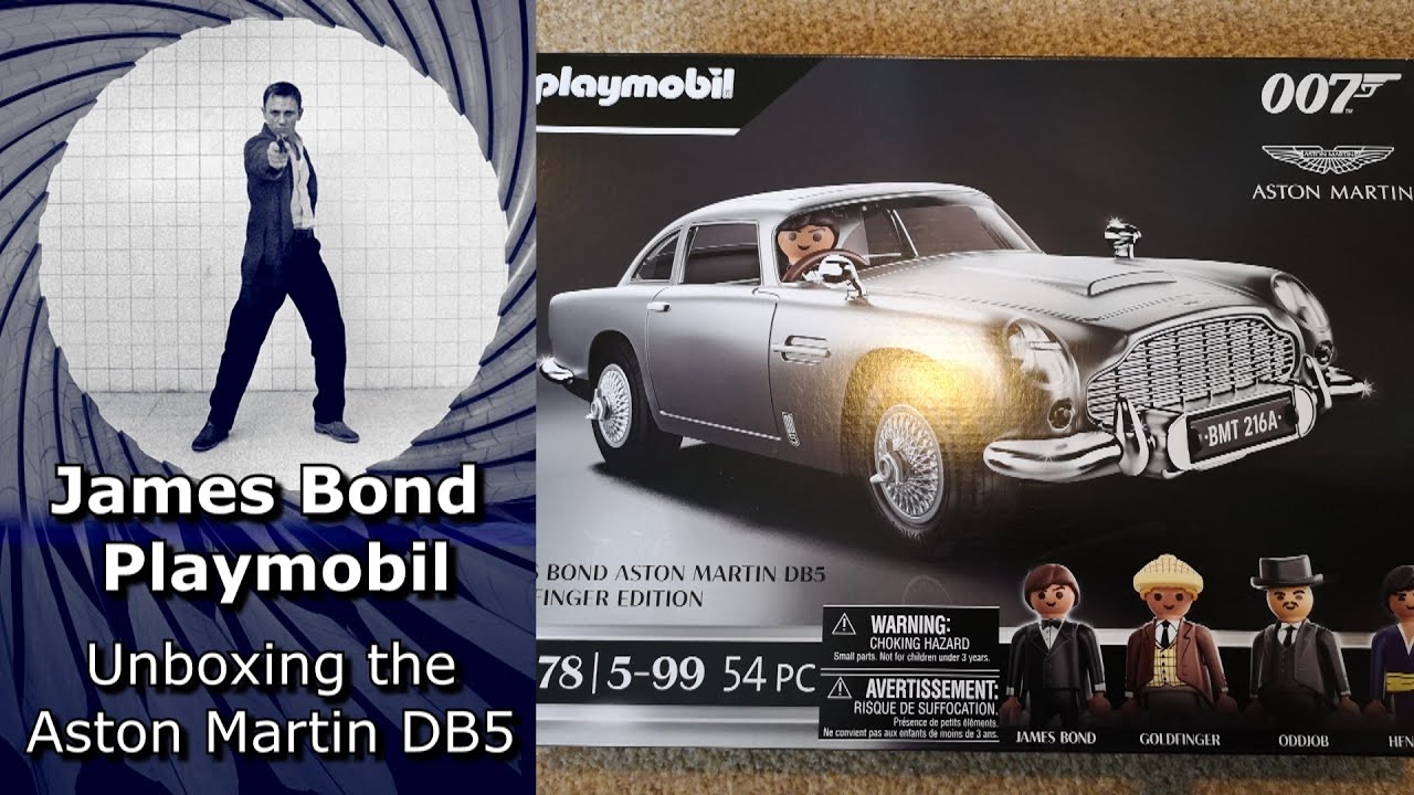 James Bond Playmobil Unboxing the Aston Martin DB5 YouTube