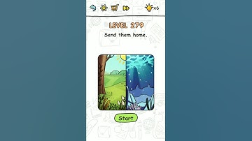 Brain challenge level 279 Send them home, Solution Walkthrough