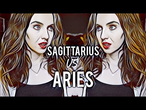 SAGITTARIUS VS ARIES | Love & Anger Compatibility | Hannah’s Elsewhere ...