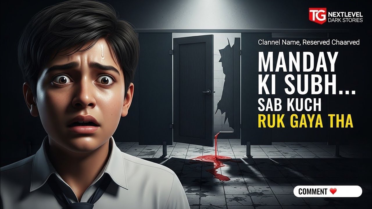 True School Horror Story Hindi | Monday Tragedy in Bathroom | Real Life Ghost Incident TG Dark 
