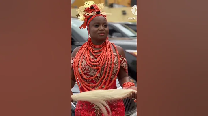 Beautiful Edo bride #ghanawedding #nigerianwedding #asoebistyles #shorts