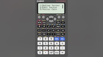 Find the cross product between vectors #casio #calculator #991ex #classwiz #crossproduct #vectors