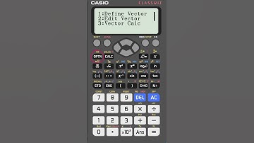 Find the cross product between vectors #casio #calculator #991ex #classwiz #crossproduct #vectors