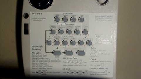 Delta Security online tutorials, GE Simon 3 Security System, programming access codes