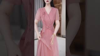 pink color dress 👗🥻