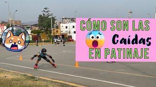 Cómo son las caidas en Patinaje/Patinaje de Velocidad Entrenamientos con muchas caídas- Nathy Montes