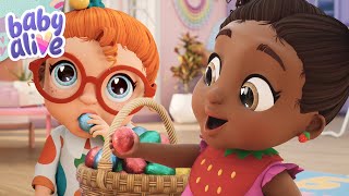 The Babies Go On An Easter Egg Hunt! 🥚 Baby Alive Official 🐰 Family Kids Cartoons