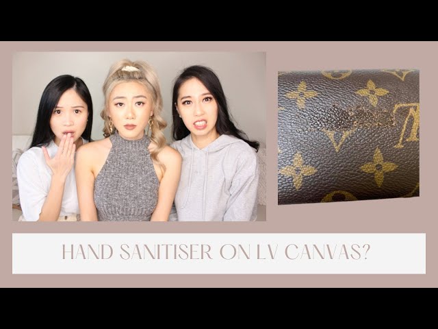How to Remove White Hand Sanitizer Mark on Louis Vuitton Monogram