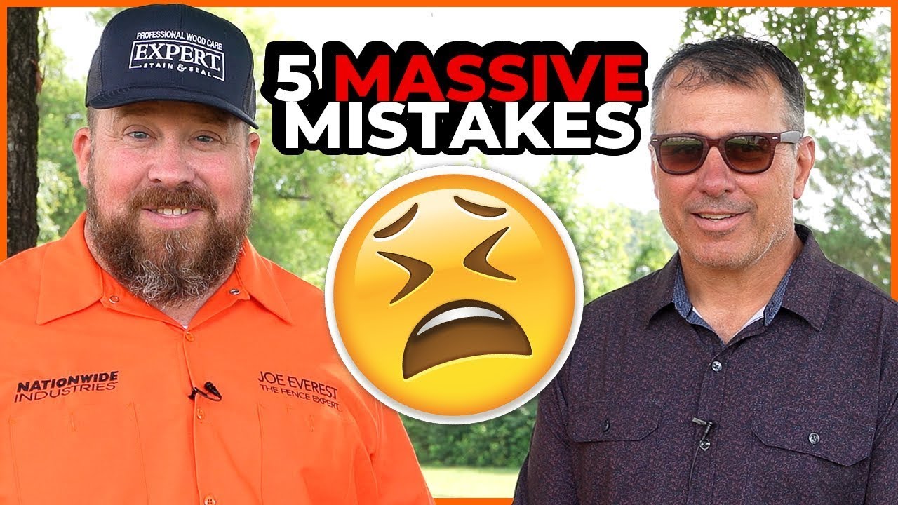 5 MASSIVE Mistakes Most Fence Company Owners Make...