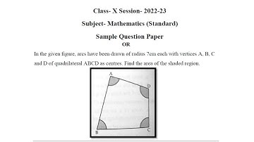 In the given figure, arcs have been drawn of radius 7cm each with vertices A, B, C and D