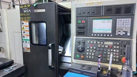 Xưởngcơkhí || Thao tác cơ bản hàng ngày đứng máy tiện cnc fanuc E200C #xưởngcơkhí99