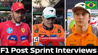 F1 Post Sprint Drivers Interviews | Sao Paulo GP 2025