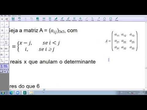 Vídeo: Como Calcular Um Determinante Decompondo-o Entre Os Elementos De Uma String