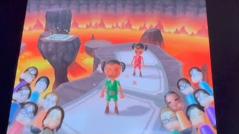 Haru vs Miyu on the wii party board game island (beginner difficulty)