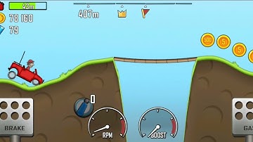 Hill climb Racing 8bit jeep walkthrough gameplay Android iOS