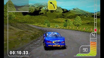 Colin McRae PSX Core PS1 on the MiSTer FPGA, Game Footage.