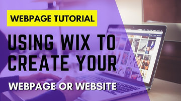 How To Create A Website Using Wix | WebPage Tutorial