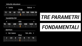 Cosa sono TEMPO DI ESPOSIZIONE, ISO e DIAFRAMMA? Capire la fotografia MANUALE.