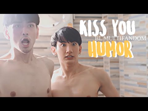 kiss you 🠮 bl multifandom humor