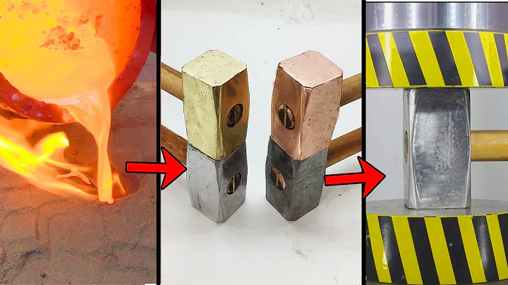 Casting sledgehammers -Copper brass aluminum casting - HYDRAULIC PRESS VS