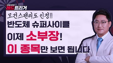 🎯모건스탠리도 인정한 반도체 슈퍼싸이클! 기회는 소부장에 있다! 지금 봐야할 핵심 소재주 
