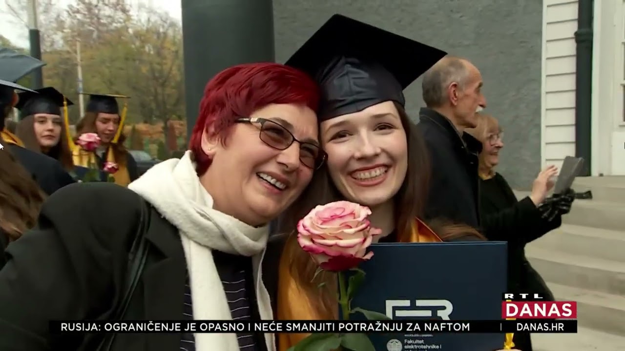 Promocija magistara inženjera FER-a (3. 14. 2022.) - RTL Danas