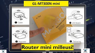 Mini Router OpenWRT GL MT300N economico e sorprendente ! 😱