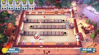 Overcooked 2 - Campfire Cook Off Kevin 3 - 2 players - Score: 2015