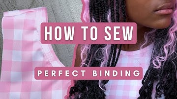 How to Attach Binding | How to Sew a Leotard