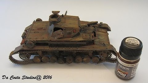 Ammo Mig Jimenez Streaking Rust Effects - How to make a simple Rust Wash on your Model By da Costa
