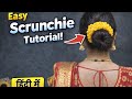 👉Hair Bun ke liye Perfect Scrunchie 😍 | Easy Crochet Tutorial”#chrochet#diy 