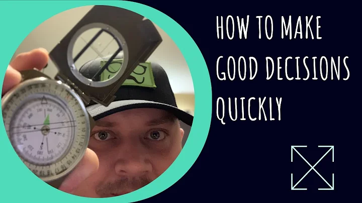 HOW TO MAKE GOOD DECISIONS QUICKLY: Using the OODA loop process to make good decisions quickly.