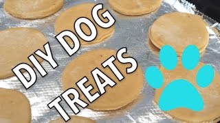 DIY DOG TREATS | PEANUT BUTTER & BANANA