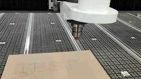 Acctek ATC CNC router machine 2131 test for Marek