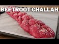 Beetroot Challah Bread Recipe