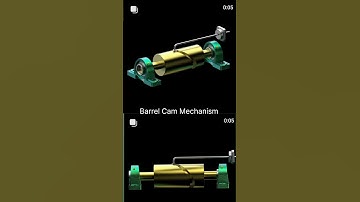 Barrel Cam Mechanism #shorts #ytshortsindia #solidworks #engineering #mechanical #autocad #mechanism