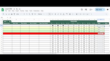 Custom Google Sheets Sales CRM | Built with Google Apps Script