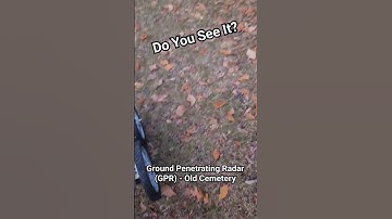 WHOA - See It? GPR - Old Cemetery #gpr #search #burial #cemetery #searching #shorts #scanning #grave