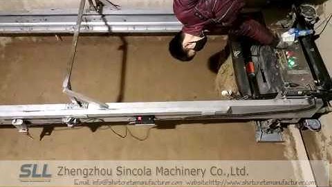 Automatic Positioning Rendering /Plastering Machine Unboxing Video