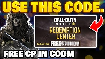 ALL NEW CODM REDEEM CODES for FREE CP 💰 How to get FREE CP in CODM 2025 *10,000 Free COD Points*