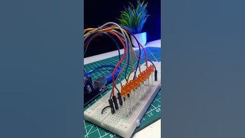 Amazing led chaser idea using Arduino. #experiment #shorts