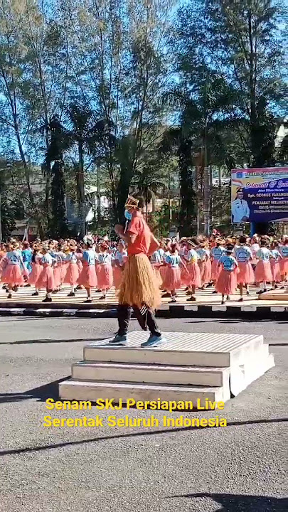 Senam SKJ 2021 Persiapan Live Serentak Semua Pelajar Seluruh Indonesia #shorts