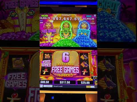 MASSIVE WIN @ OLYMPUS STRIKES SLOT on 88c BET! FREE SPINS!!! M Resort and Spa Las Vegas