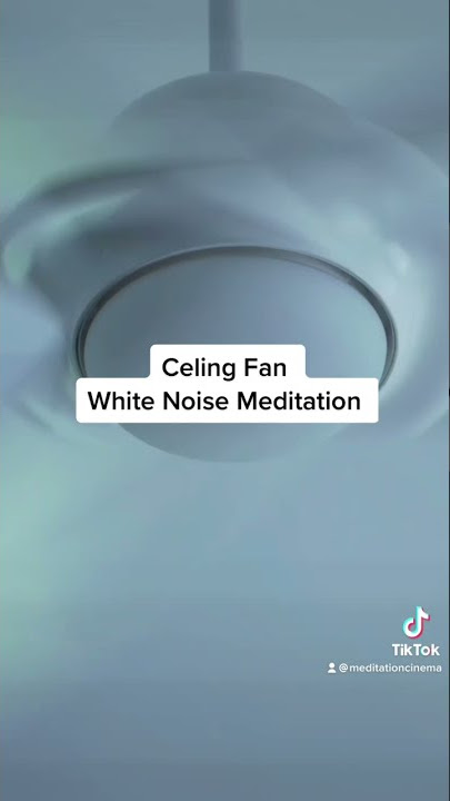 30 Minute White Noise Ceiling Fan for Meditation, Studying, Sleep