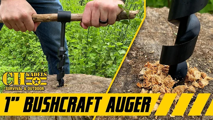 The Tool You Can't Do Without - 1" Bushcraft Auger Scotch Eyed Drill Bit