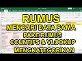 Rumus Mencari Data Yang Sama Di Excel Pake Formula