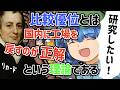比較優位とは国内に工場を戻すべき。生産性は関係ないということである