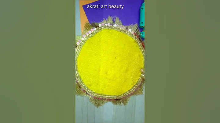 #diy #haldiceremony/#mehndi thali makings idea😱#shorts#shortvideo#cardboard#youtubeshorts#art#trend